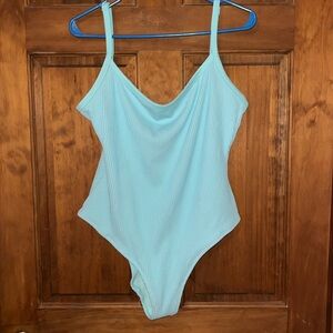 Aerie Light Blue One Piece Swimsuit